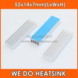 Fans & Coolings DO HEATSINK 52x14x7mm Without Or With Thermal Pad Aluminum Silver Cooler Raidator Cooling For DIP ChipsetFans