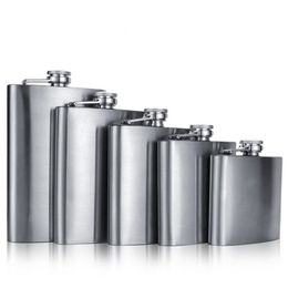 Five Size Stainless Steel Hip Liquor Flask Whiskey Alcohol Pocket Wine Bottle DF1067