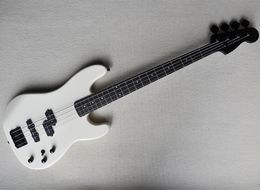 4 Strings Cream Electric Bass Guitar with Rosewood Fingerboard