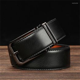 Belts Men Belt Male High Quality Leather Genuine Strap Luxury Pin Buckle Fancy Vintage Jeans Emel22