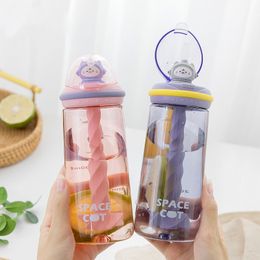 Blending Water Bottles Protein Powder Portable Milkshake Cup Cute Plastic Cups