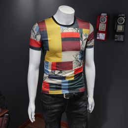 mens t shirts designer shirt shirt short sleeved tees summer casual round neck letter printed men's fashion pure cotton breathable sweat absorbing S-4XL