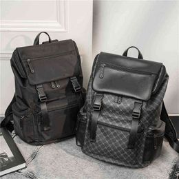 Backpack Style Bag Evening Fashion s Men Man Leather Laptop Waterproof Designer School Male Travel pack Mochila 2022 220801