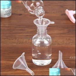 Other Kitchen Tools Kitchen Dining Bar Home Garden Plastic Small Funnels For Per Liquid Essential Oil Filling Empty Bottle Packing Tool P