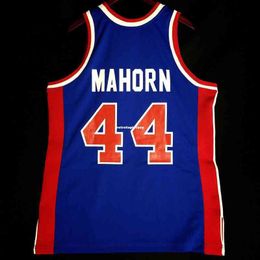 100% cuciture #44 Rick Mahorn Jersey Wholesale Rodman Mens Simme taglia XS-6XL Maglie da basket cucita Shirt