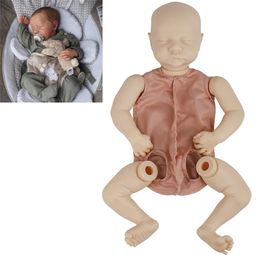 20 Inch 51CM Realistic born Fabric Reborn Doll Unpainted Unfinished Doll Parts DIY Blank Doll Kit LJ201125