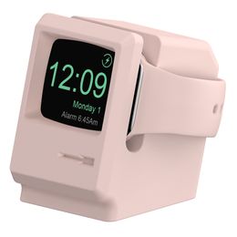New Silicone Charger Holders Bracket for Apple Watch Series Smart Watches Charging Stand Charging Desktop Holder