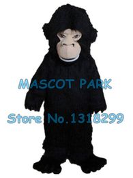 Mascot doll costume black gorilla mascot costume custom cartoon character cosply adult size carnival costume 3098