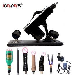 Automatic sexy Machine With Dildo Cock Penis Attachments Vibrator Toys for Couples Adult Men Women Vagina Female Masturbator