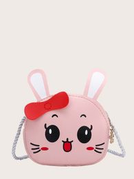 Kids Cartoon Rabbit Design Crossbody Bag SHE