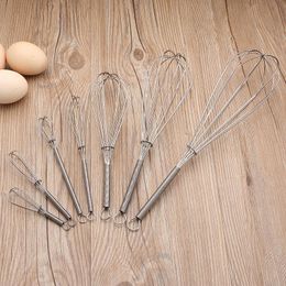 Wholesale 5 inch Kitchen Egg Frother Milk Beater Tools Blender Stainless Steel Whisk Mixer Eggs Beaters Household Stirring Tool BC