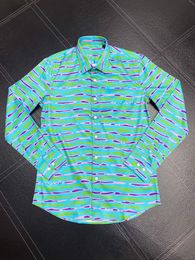 Mens Designer Shirts Brand Clothing Men Long Sleeve Dress Shirt Hip Hop Style High Quality Cotton Tops 16340