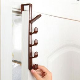 Hangers & Racks Multifunctional Durable Wardrobe Five-section Hanger Coat Hook Behind The Door Home Clothing Tools Storage