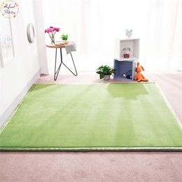 Infant Shining Coral Fleece Mat Area Rug for Living Room Kids Room Bedroom Floor Carpet 180200 Thick 2CM Soft Tatami Rug T200111