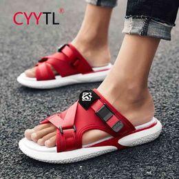 CYYTL Korean Style Unisex Sandals Slippers Men Women Sandals Summer Fashion Outdoor Beach Flip Flops Pantunflas de Hombre 210402