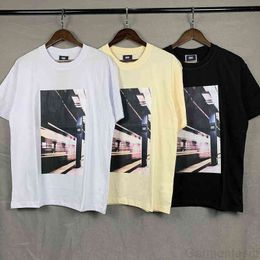black clothes designers UK - Designer t Shirts for Men Kith Diamond Short Sleeve Plain Black T-shirt Fashion Clothing Brand Round Neck Slim Social Spirit Guy Half Man Q5
