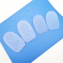 Silicone Heel Pad Foot Treatment Non-Slip Soft Shock Absorption Massage Comfortable Half Insoles Thickened Heel Patch