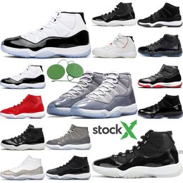 concords 11 Canada - Cool Grey High Jumpman 11 Basketball shoes low bred 25th Anniversary concord 45 space jam Men Women Trainers legend blue citrus platinum
