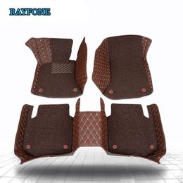 Custom Fit Car Floor Mats For Land Rover freelander 2 Discovery 3 4 5 Range Rover Sport carpet water proof Leather Car interior Accessories