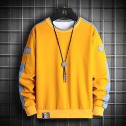 Felpe con cappuccio da uomo Marchio di moda Hip Hop Uomo Autunno Uomo Casual Solid Pullover Street Wear Abbigliamento Harajuku Top