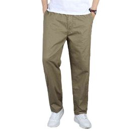 L-6XL Cargo Pants Men 2020 Summer Pockets Out Door Full Length Pants Male Straight Trousers Men Homme Loose Cotton Casual Pants L220706