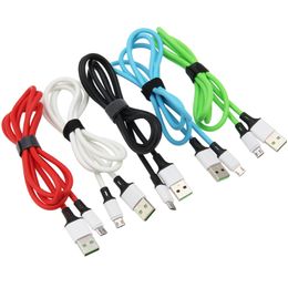 Micro USB Fast Charging Cables 1m Type C Cable Mobile Phone Charger Wire Cord For Xiaomi Mi 9 Redmi Samsung Huawei Android Phones