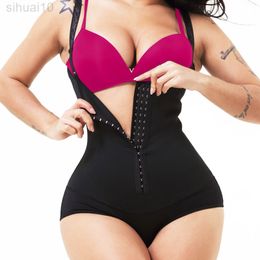 Firm Tummy Control Briefs Bodysuits Corset Women Dress Slimming Underwear Body Shaper Latex Waist Trainer Briefer Sheath L220802