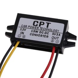 12v 5v regulator UK - Other Lighting System 1Pc Universal DC To Converter Regulator 12V 5V 3A 15W Car Led Display Power Supply CPT-UL-1 Electronic Accessories