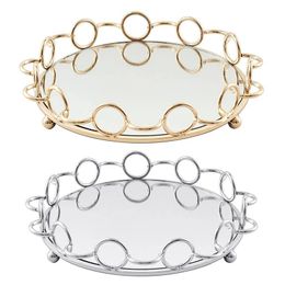 Kitchen Storage & Organization Jewelry Display Plate Tray Vanity Mirror Coffee Table Organizer Decoration JewelryKitchen