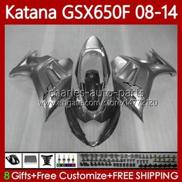 Bodywork For SUZUKI KATANA GSXF 650 GSX-650F Grey silvery GSX650F GSXF650 2008 2009 2010 2011 12 13 14 120No.137 GSX 650F GSXF-650 08 09 10 11 2012 2013 2014 OEM Fairings