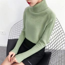 warm women's sweaters thick Autumn Winter women's wool sweater oversize female Women chic female turtleneck women's jumper pull 201222