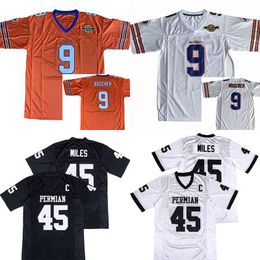 Thr Adam Sandler 9 Bobby Boucher The Waterboy Mud Dogs Bourbon Bowl Patch Boobie Miles 45 Permian Movie 13 Willie Beame Football Jersey