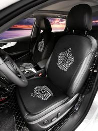 Car Seat Covers For Cars Universal Full Set Women Bling Automotive Accessories Interior Decoration Vintage Cushion Arrivals