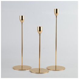 Candle Holders Pcs Single Head Candelabro Steel Wedding Decoration Table Centrepieces Home Candelabra Tea Light HolderCandle