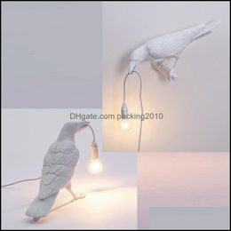 Wall Lamp Home Deco El Supplies Garden Italian Seletti Bird Resin Animal Nordic Living Room Decor Light Fixture Drop Delivery 2021 B0Cly