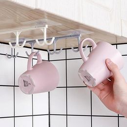 Hooks & Rails Creative Punch-free Hanging Storage Strong Sticky Holders Home Fashion Solid Color HolderHooks