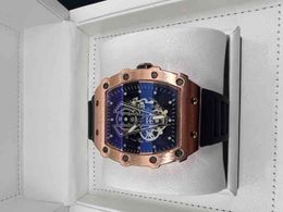 Relógios masculinos relógios de designer relógios movimento lazer negócios richa relógios mecânicos presentes masculinos zhtu