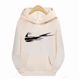 2022 Sportswear Fall New Pullover Casual Fashion Trend Hoodie Harajuku Oversized Brand Solid Colour Long Sleeve Novel