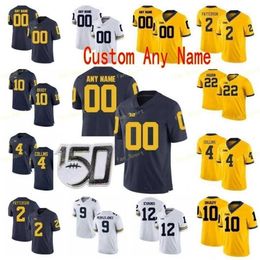 Thr NCAA College Jerseys Michigan Wolverines 18 Peters 55 Devin Bush 13 Tru Wilson 22 Karan Higdon 12 Chris Evans Custom Football Stitched