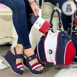 for 3643 Women Size Sandals Summer Fashion Open Toe Ankle Buckle Strap Platform Wedge Heels Ladies Dress Shoes 220523 667 Platm 450 288