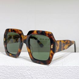 Popular Mens Womens Acetate Square Frame Sunglasses 1111S Fashion Tortoiseshell Thick Plate Vacation Travel UV Protection Top Quality With Original Box