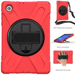 Tablet Cases For Huawei MatePad Pro 10.8 With 360 Degree Rotation Kickstand Design Shockproof Anti Fall Protective Cover Shoulder & Hand Strap