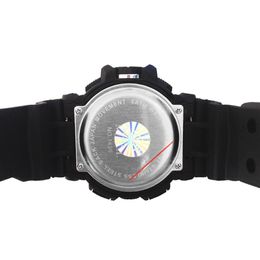 -2020 Smael Yellow Sport orologi Dual Time LED Digital Watch Quartz Analog-Digital1436 Orologi maschi