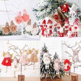 Angel Doll Christmas Tree Decorations Noel Natal Xmas Gifts for Home Year Decor Navidad Y201020