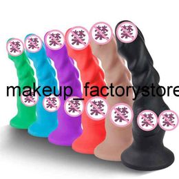 Massage Massage Soft Silicone Dildo Realistic Suction Cup Male Artificial Penis Dick Female Masturbator Adult Sex Toys For Women270S