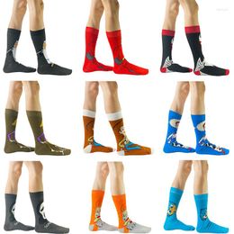 Men's Socks Cartoon Cotton Fashion Personalized Design Men's And Women's WholesaleMen's