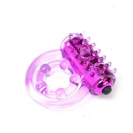 Masseur vibratrice cristal anneaux vibrant pénis cockrings mâles jouets sexe adultes prolongez l'éjaculation de retard gode zexi b39c2930