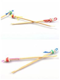 Cartoons Cute Mini Doll Ear Picks Wood Bamboo EarPick Wax Remover Cleaner Care Tool dabber tools dab tool stick spoon 125mm for vape tank cleaning dry