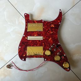 HSH Upgrade Prewired Pickguard Set Multifunction Switch Gold WK WVC Alnico Pickups 4 Single Cut Switch 20 Tones More for FD Guitar