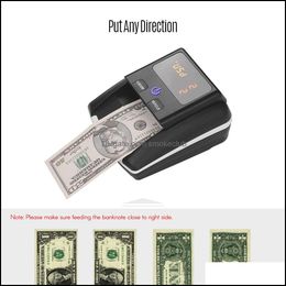 Other Office School Supplies Business Industrial Portable Small Banknote Bill Detector Denomination Value Counter Uv/Mg/Ir/Dd Counterfeit